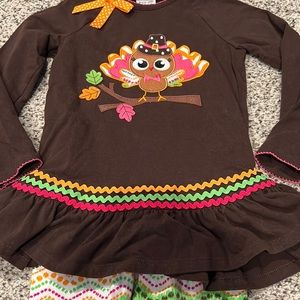 2pc. Girls Turkey Outfit 🦃 EUC